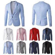 blazer uomo casual monopetto