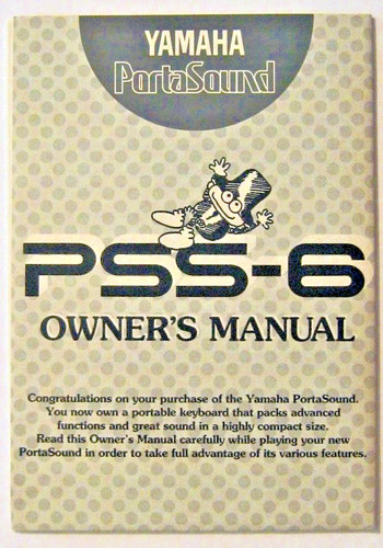 Yamaha pss portasound mini - yamaha, pss-6