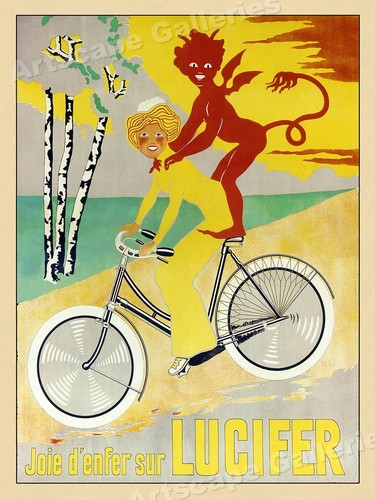 Poster lucifero biciclette - poster,