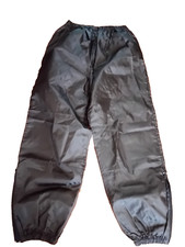 Pantaloni nylon fitness effetto sauna palestra corsa nero size XL