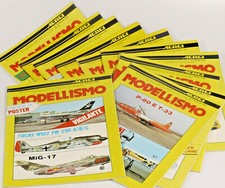 PRL) 1984 AEREI MODELLISMO LOTTO 11 RIVISTE AVIATION AIRCRAFTS MAGAZINES AVION