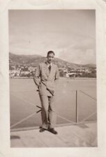 B4 - Foto Photo Fotografia Anni 40 - Giovane Uomo Giacca Cravatta