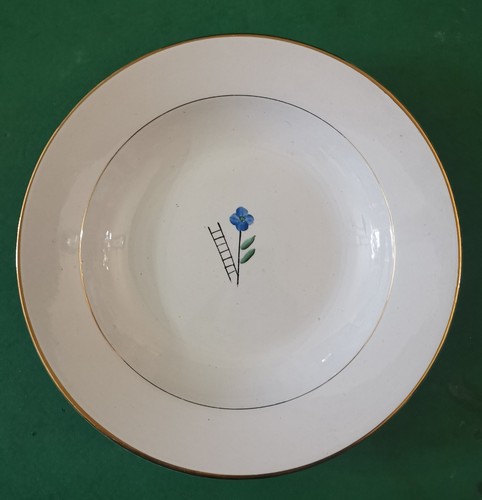 Florio ceramica piatto fondo - florio, ceramica/