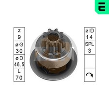 Ingranaggio ruota libera