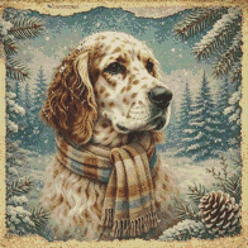 Setter inglese cucciolo cane