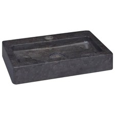 vidaXL Lavello a Parete Nero