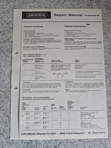 Manuale riparazione originale