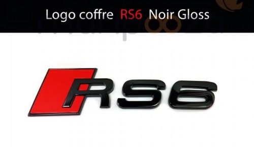 Logo audi rs6 arrière coffre - audi,