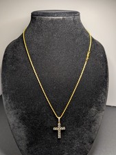 Collana Tennis Oro su Argento
