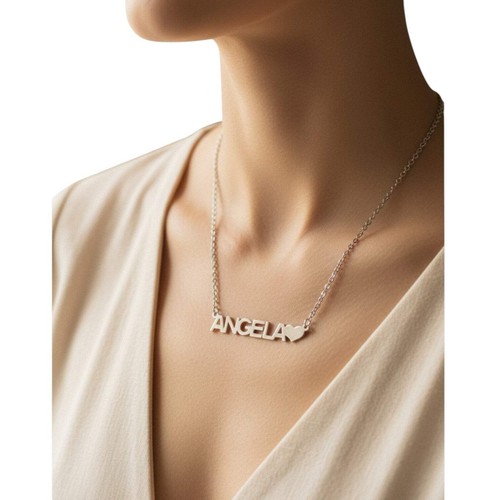 Collana donna acciaio - collana,