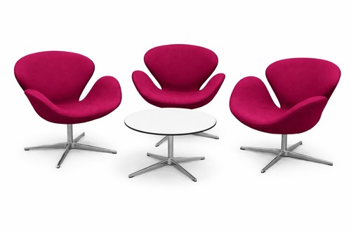 Set lounge swan chair arne - set,