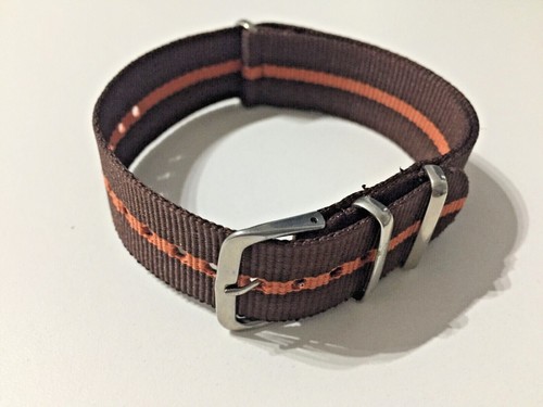 Cinturino nylon marrone scuro - cinturino,