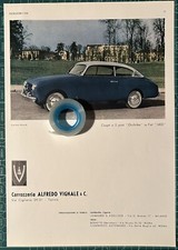 Rara Pubblicità FIAT 1400 Coupe’ Orchidea  VIGNALE 1950
