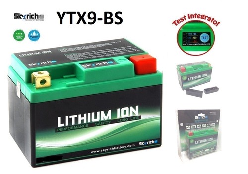 Skyrich batteria litio ytx9 - skyrich,