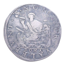 TESTONE 1592 - 1605 ROMA R