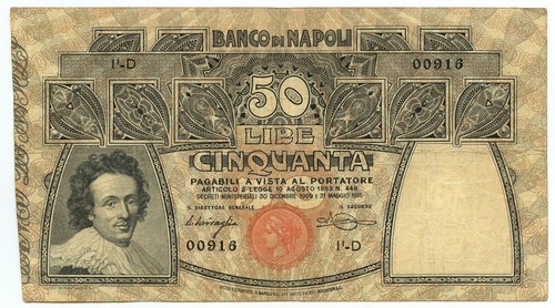 Lire banco napoli - 50, di