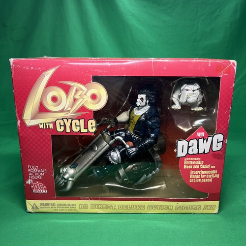 Comics figurine lobo con - dc,