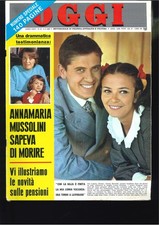 oggi  Rivista 5  Vintage Magazine rarità gossip personaggi  epoca mussolini