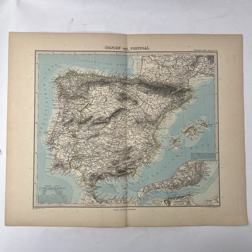 Mappa spagna portogallo - spagna,