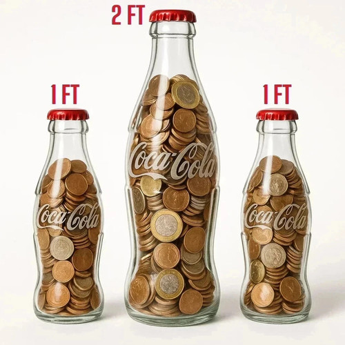2ft giant coca cola - giant, money