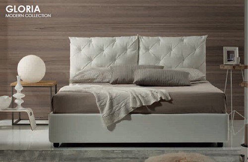Letto imbottito mod - letto, mod.gloria