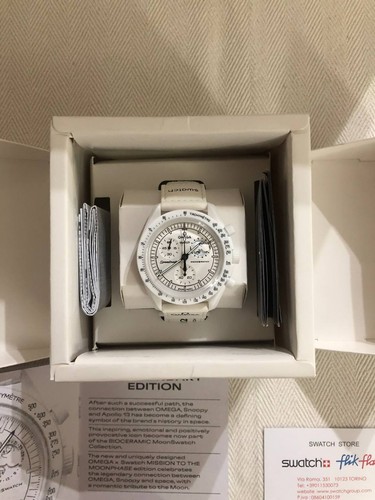 Omega swatch white - swatch,