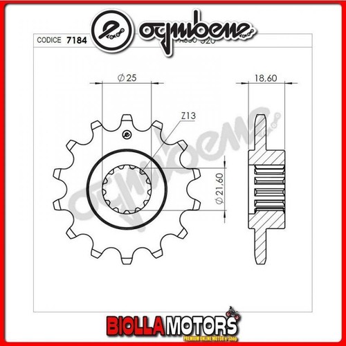 367184014 pignone trasmissione - pignone,