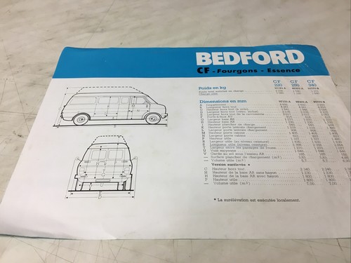 Bedford furgone cf220 cf250 - furgone,