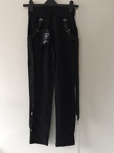Pantalone felpato nero odi - nero,
