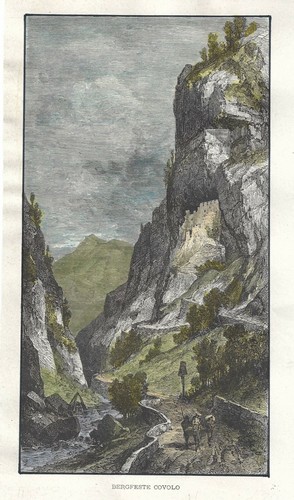 Stampa antica cismon del - stampa,