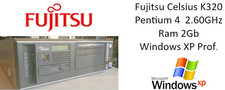 Pc Orizzontale Fujitsu Siemens Celsius K320 Pentium 4 2.60GHz D1683 i875P Xp Pro