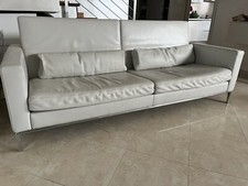 divano 4 posti in vera pelle