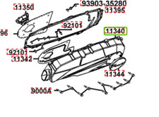 Coperchio cambio kymco like - cambio,