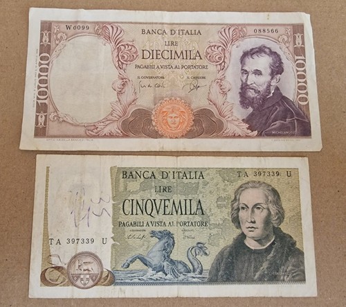 Rara coppia diecimila lire - coppia,