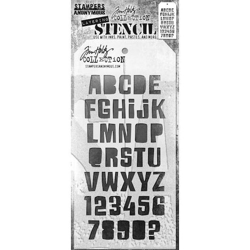 Stencil strati tim holtz - strati,