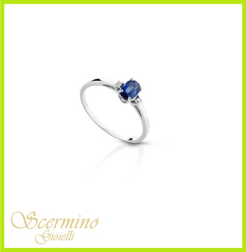 Anello oro bianco 18k - in,