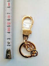 GUCCI PORTACHIAVI ORIGINALE GUCCI DOPPIA G IN METALLO COLOR ORO NUOVO