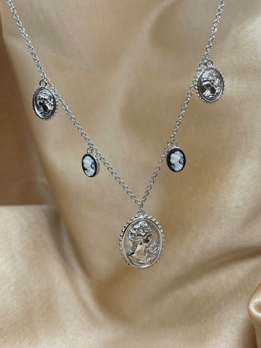 Collana cameo rebecca - collana, “cameo”