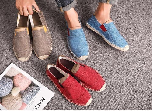 Scarpe uomo comode piatte - , tela