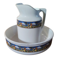 Bacile catino cantero e brocca