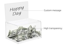 Urna trasparente, serratura a