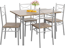 ® Gruppo Di Sedute Paul Set 5 Pezzi Tavolo Da Pranzo Con 4 Sedie Set Di Mobili p