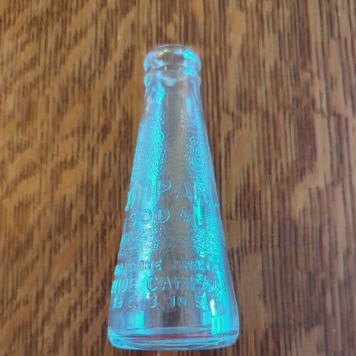 Vintage campari soda bottle - campari,