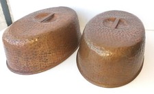 Coperchio In Rame Battuto cloche da muro vintage arredamento di campagna inglese