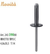 rivetti tribloc tipo c neri