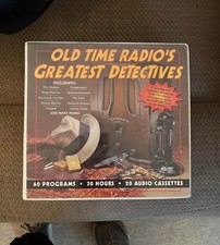 Old Time Radio's Greatest Detectives 20 Audio Cassette Set, 60 Programs, 30 Hour
