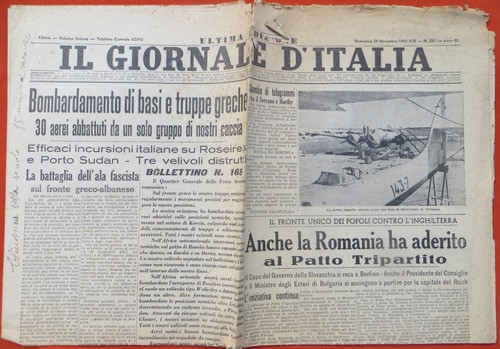1940 giornale italia seconda - d'italia,
