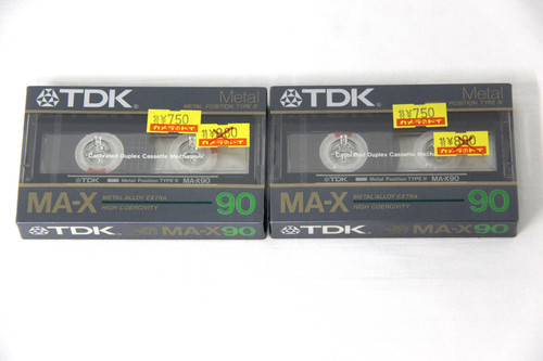 Tdk max90 x90 cassetta - ma-x90,