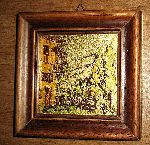 Quadro serigrafia foglia oro - quadro,