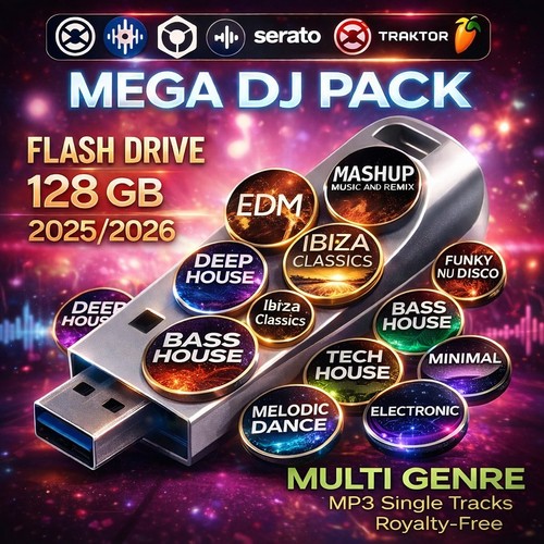 Mega pack usb 128 - 🎧, dj